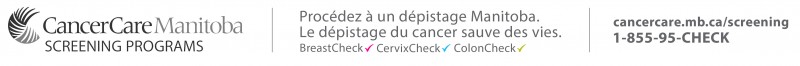 CancerCare Manitoba Breast check logo FRENCH